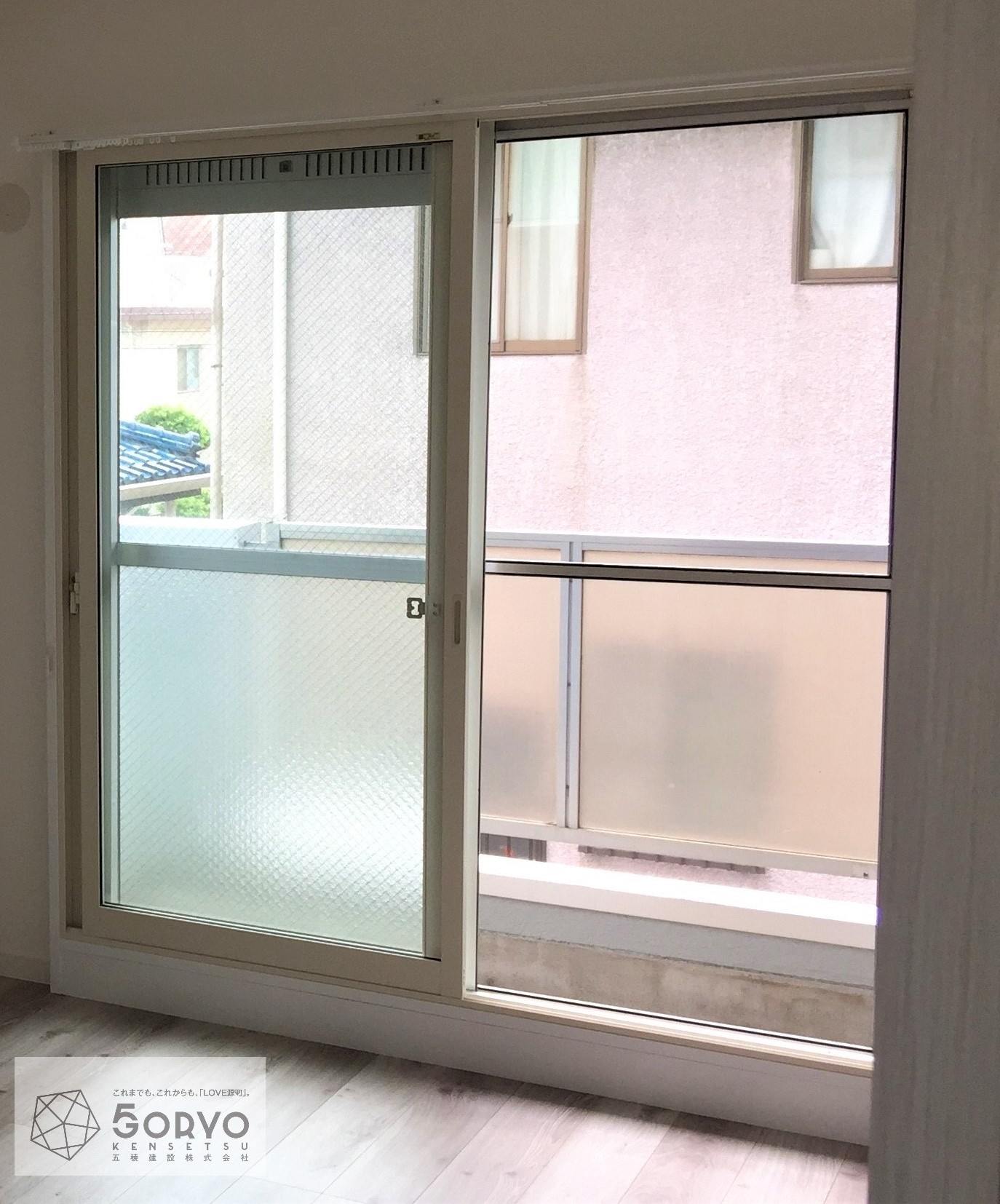 千葉市若葉区 二重窓の設置リフォームで気密性・断熱性の向上：施工後