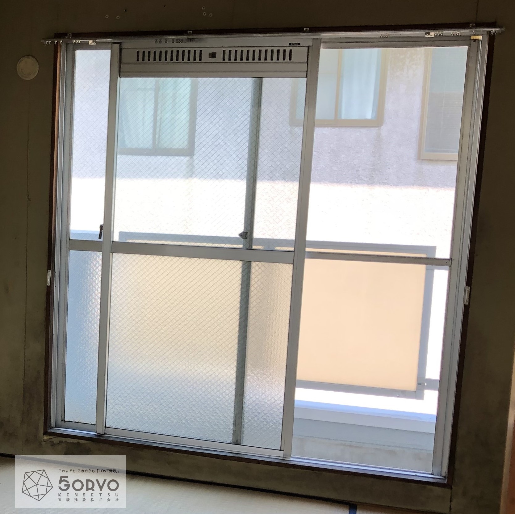 千葉市若葉区 二重窓の設置リフォームで気密性・断熱性の向上：施工前