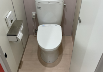 千葉県習志野市Ｉ社様女子トイレ排水不良による配管手直し工事